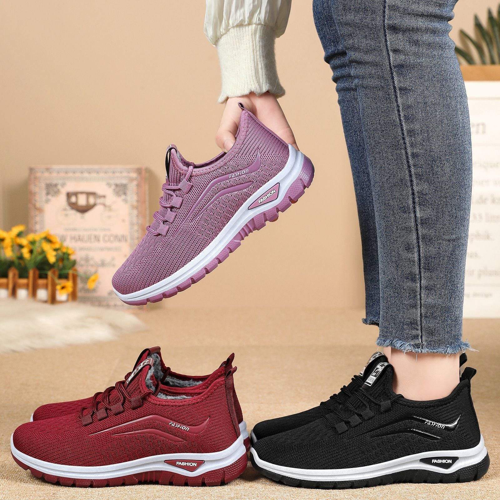 DIANA | ANTI-SLIP WINTER TRAINERS Bennet & Stone London