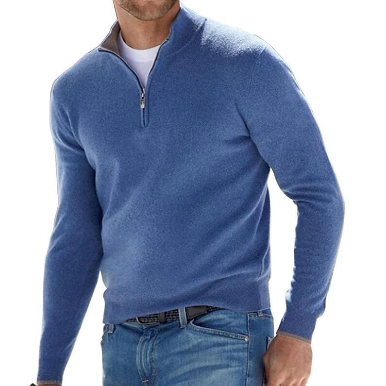 CALLUM | HALF-ZIP WINTER SWEATER Bennet & Stone London