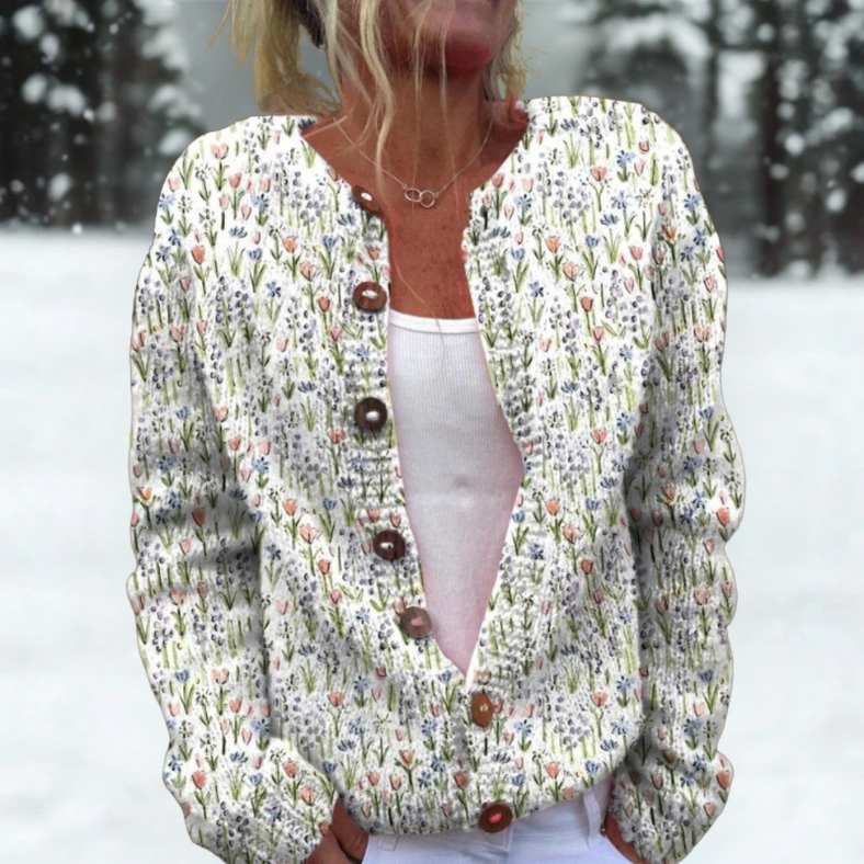 MICHELLE | COZY KNIT WINTER CARDIGAN Bennet & Stone London