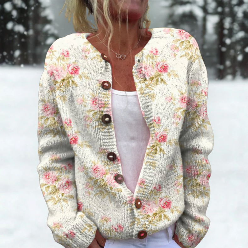 JESSIE | COZY KNIT WINTER CARDIGAN Bennet & Stone London