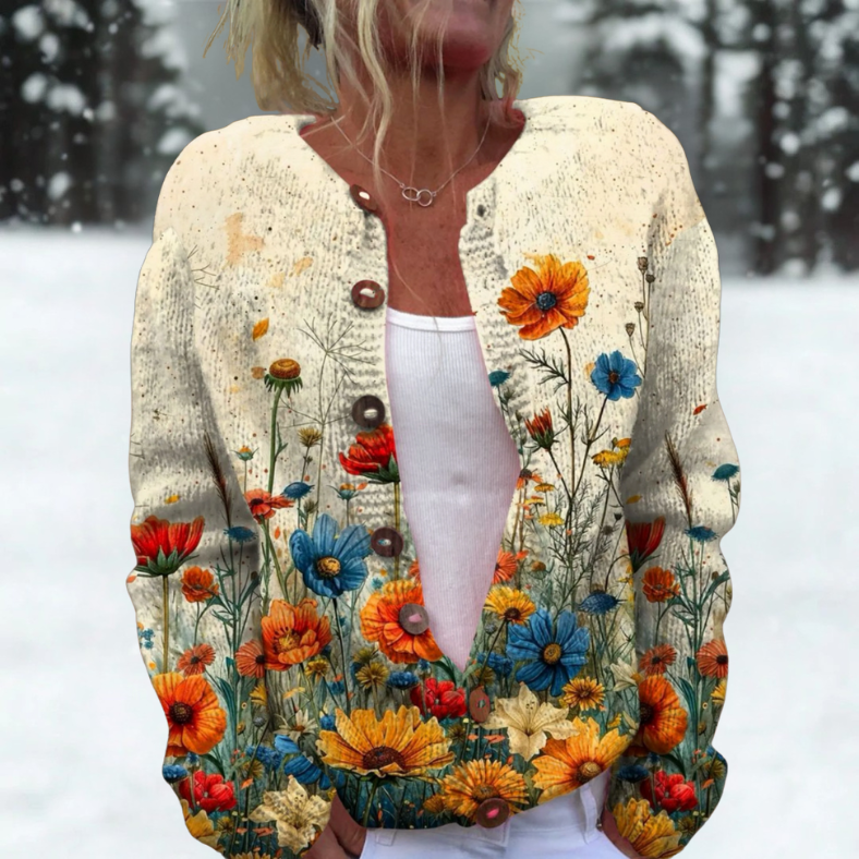 NATALIE | COZY KNIT WINTER CARDIGAN Bennet & Stone London