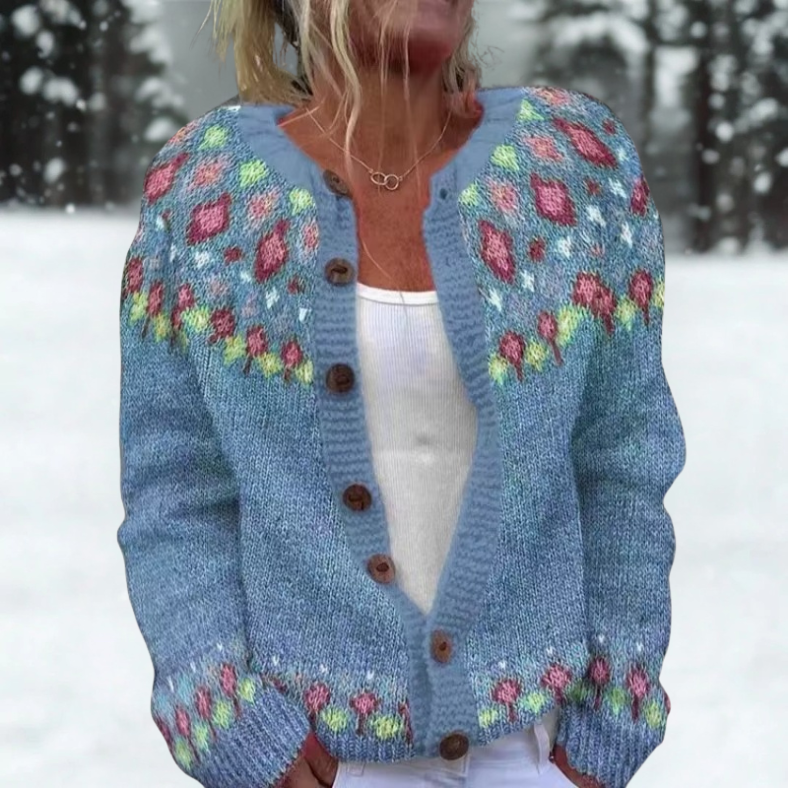 MARGERY | COZY KNIT WINTER CARDIGAN Bennet & Stone London