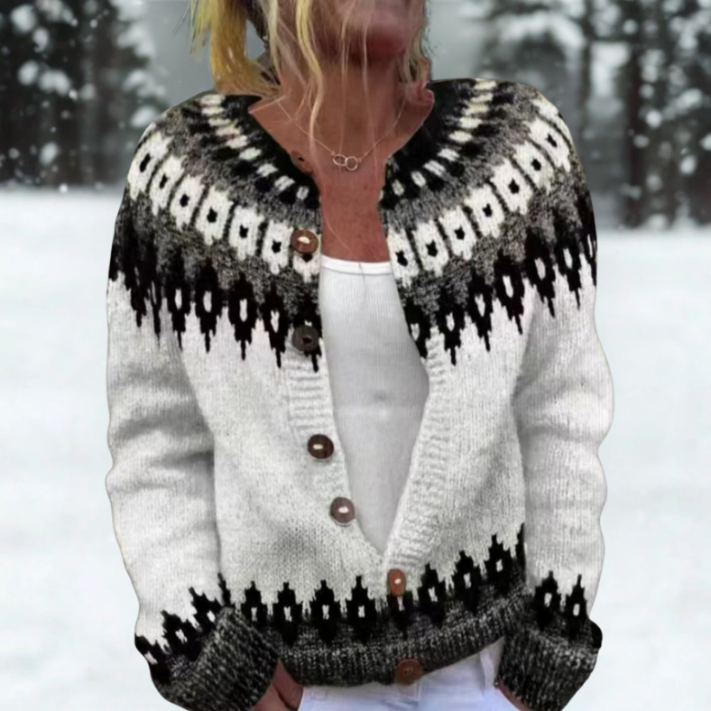 BRIGITTE | COZY KNIT WINTER CARDIGAN Bennet & Stone London
