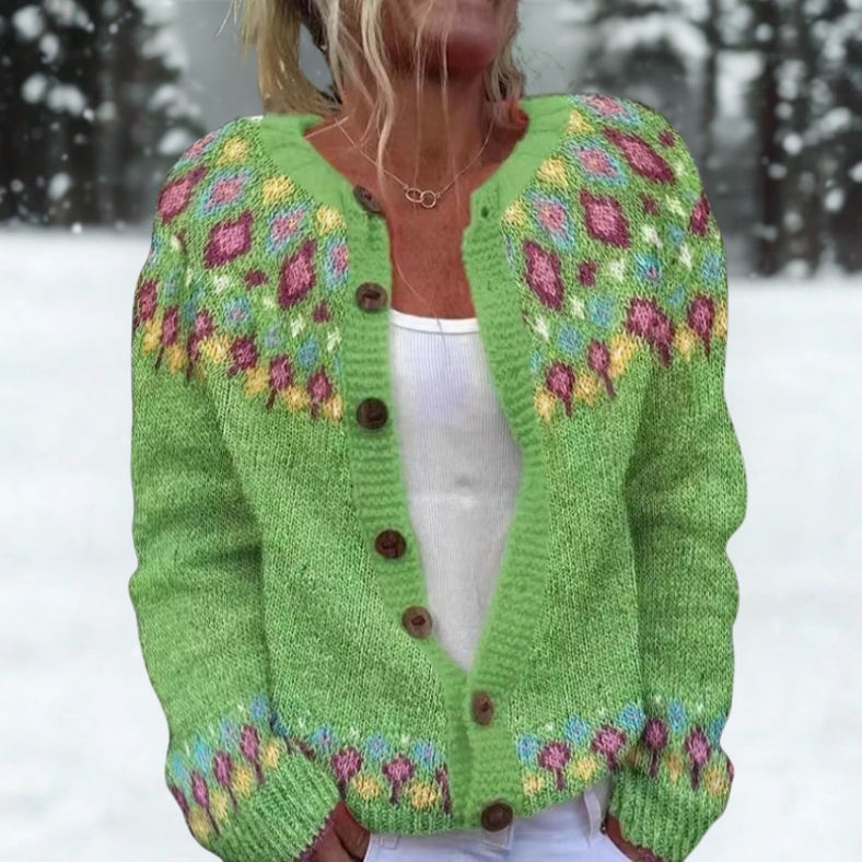 YVONNE | COZY KNIT WINTER CARDIGAN Bennet & Stone London
