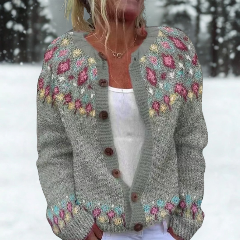 HANNAH | COZY KNIT WINTER CARDIGAN Bennet & Stone London