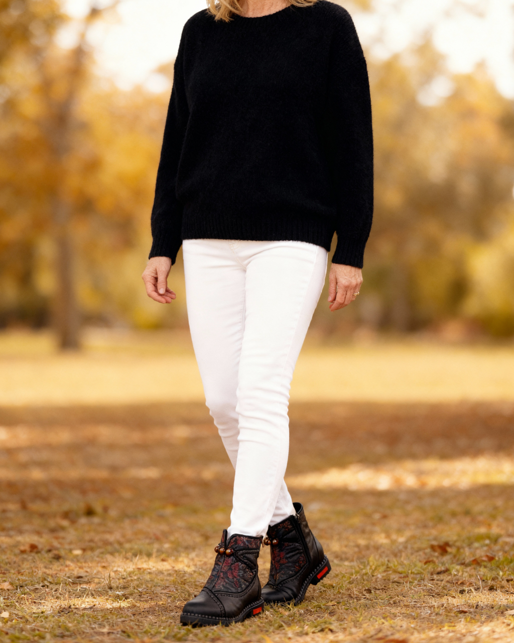 ELIZA | FLORAL COMFORT BOOTS Bennet & Stone London