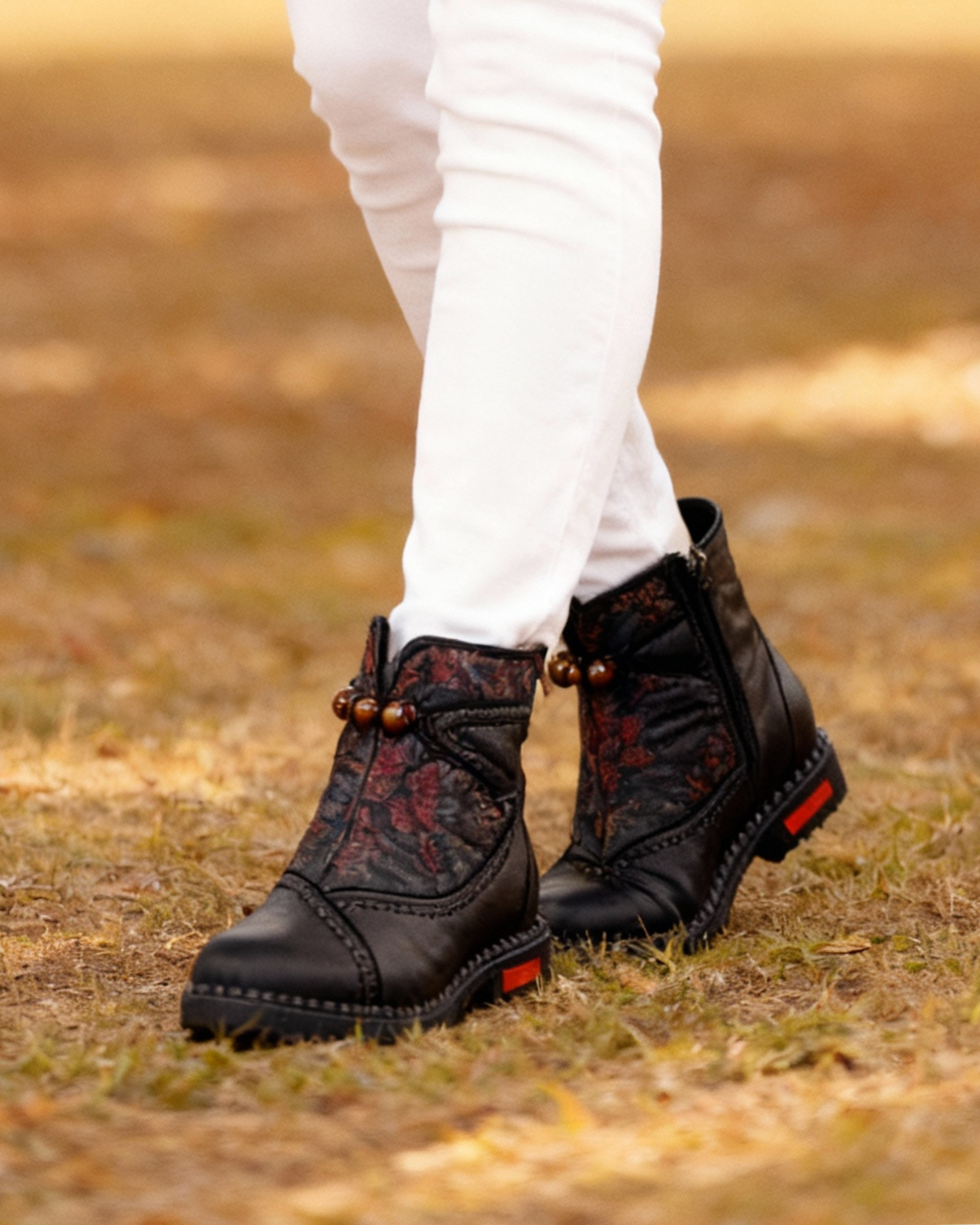 ELIZA | FLORAL COMFORT BOOTS Bennet & Stone London
