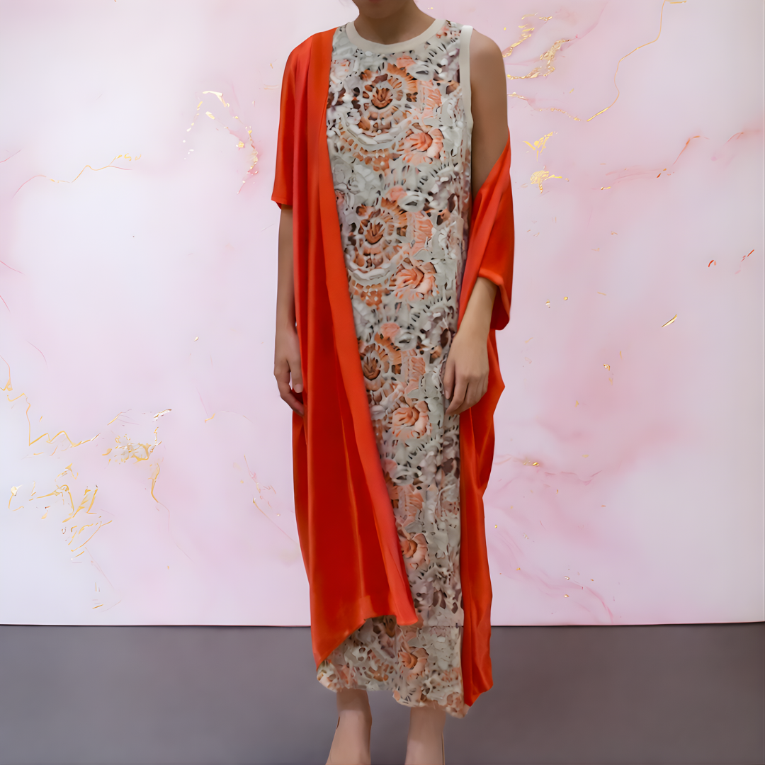 THEA | ELEGANT DRESS WITH WAISTCOAT Bennet & Stone London