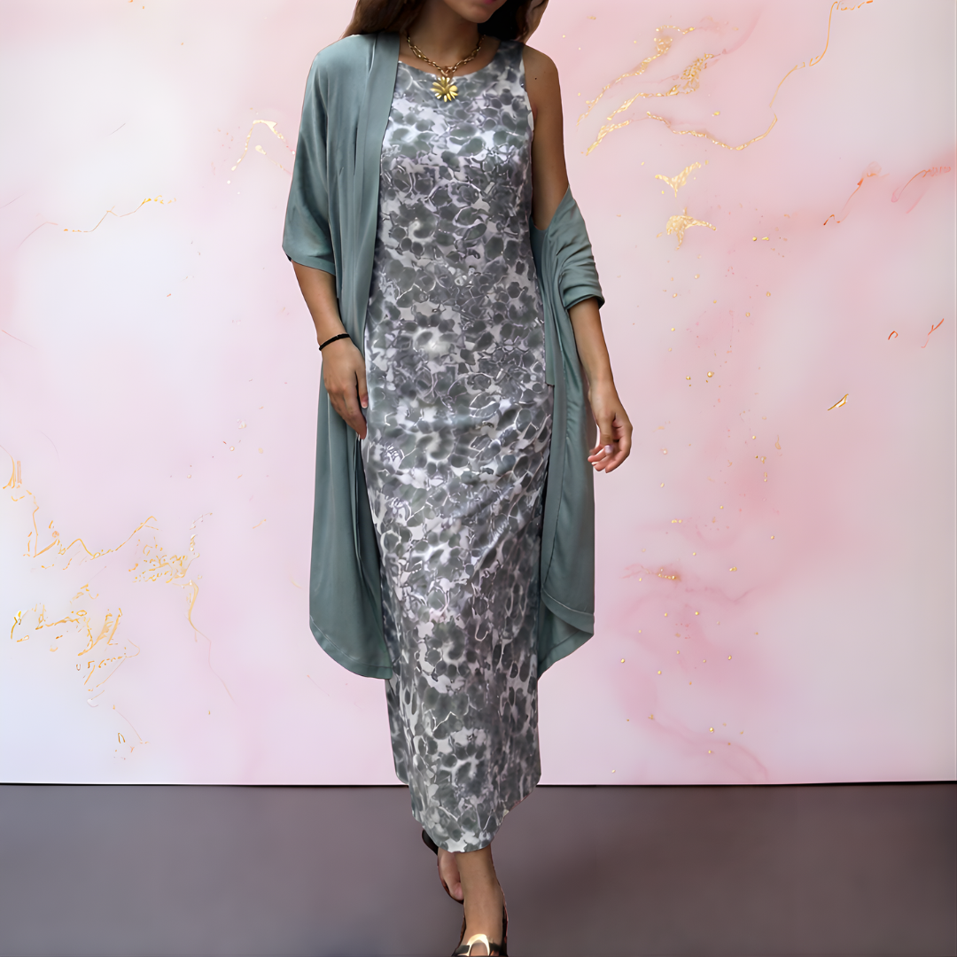 THEA | ELEGANT DRESS WITH WAISTCOAT Bennet & Stone London