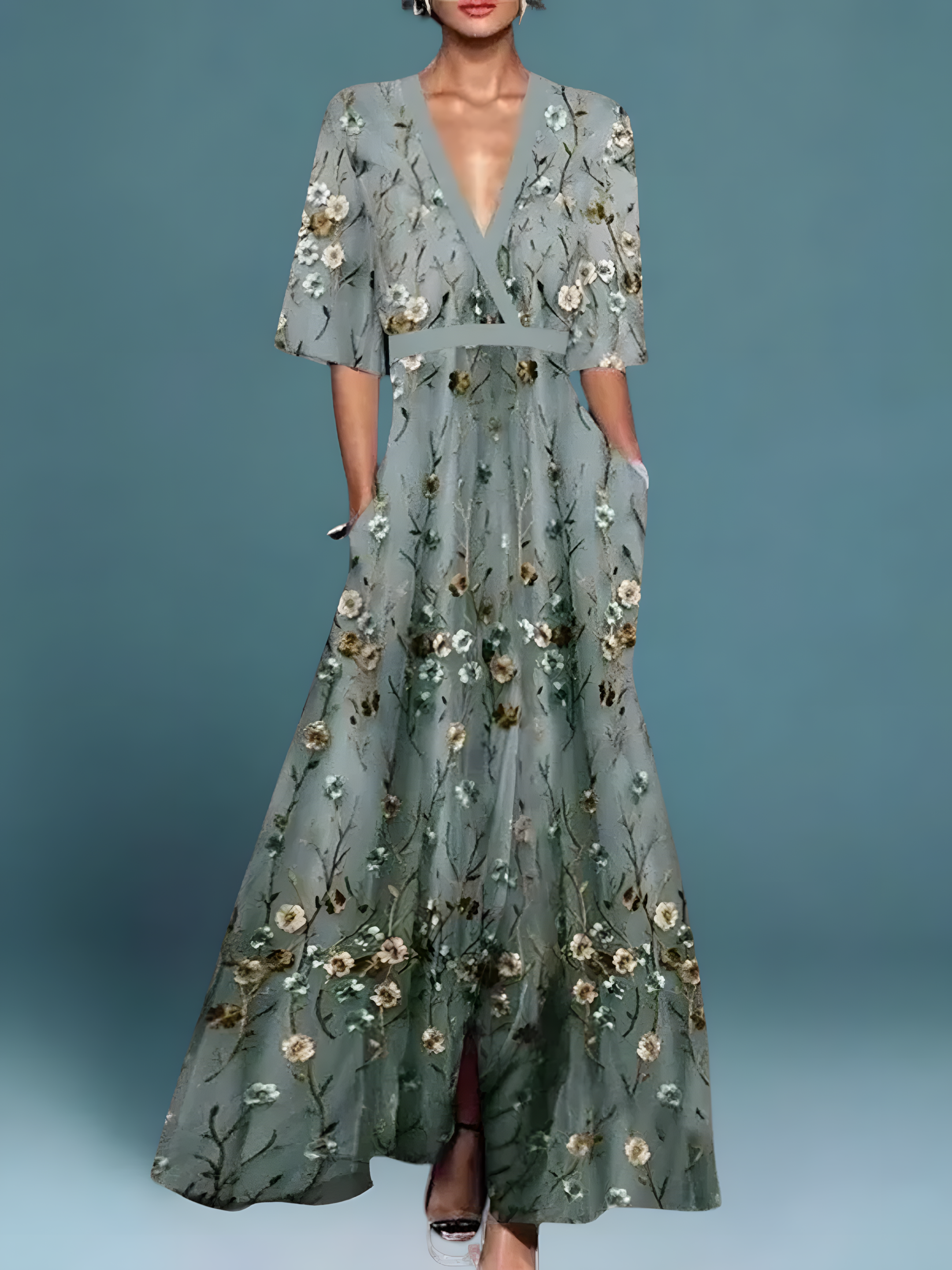 LAURE | ELEGANT FLORAL DRESS Bennet & Stone London