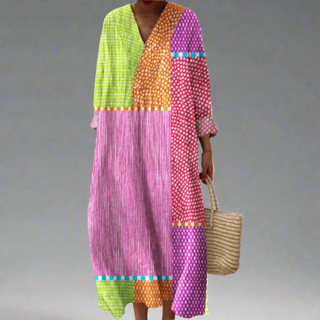SIENNA | ELEGANT GEOMETRIC DRESS Bennet & Stone London