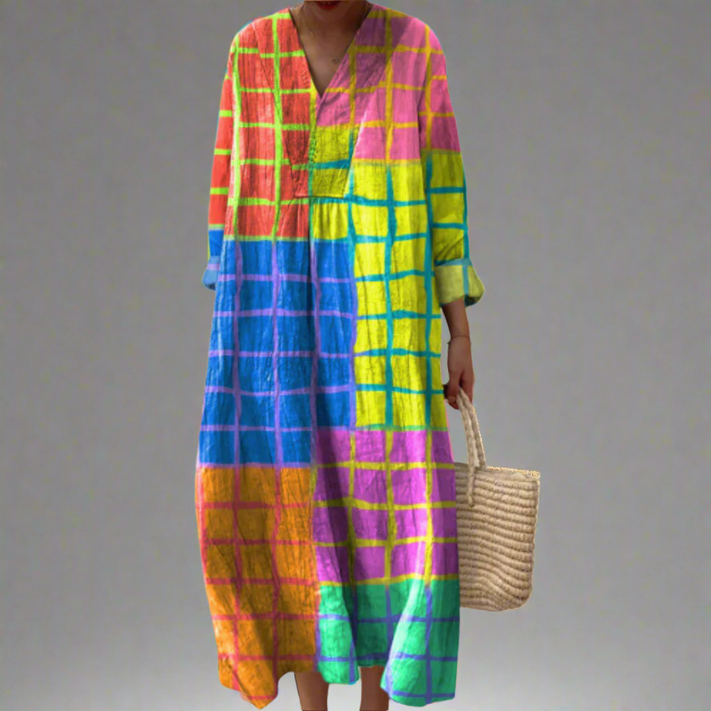 IMOGEN | ELEGANT GEOMETRIC DRESS Bennet & Stone London
