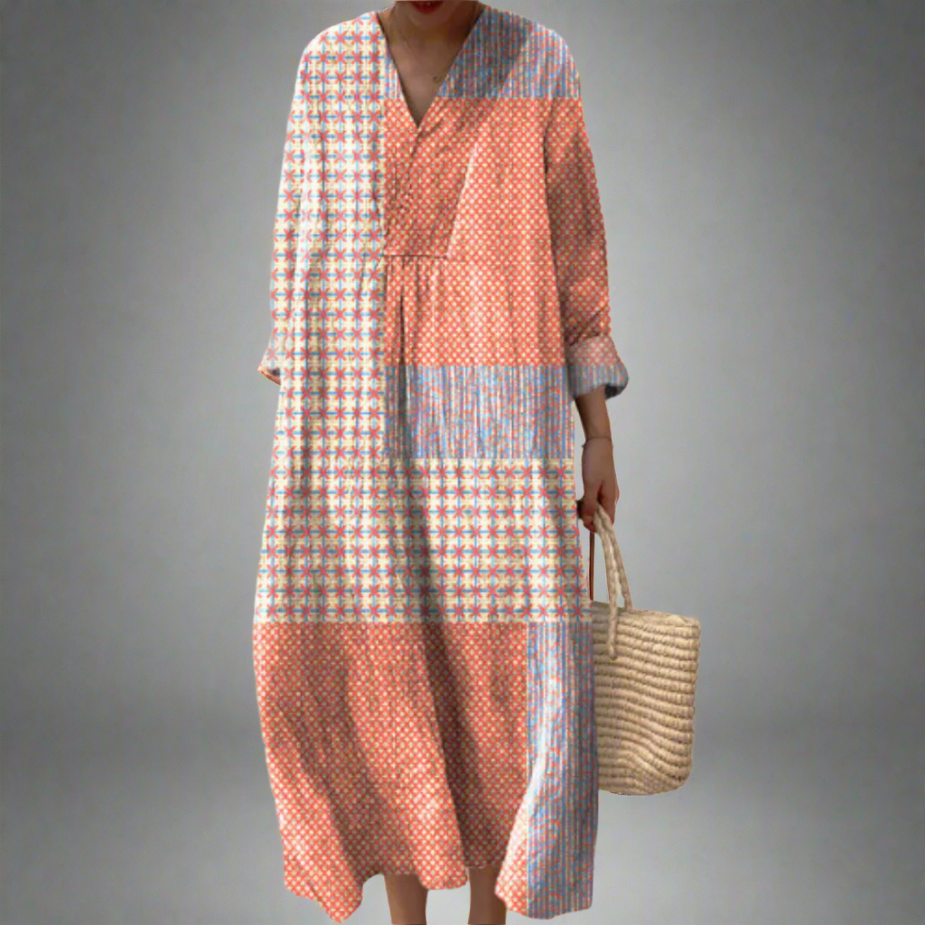 JORDYN | ELEGANT GEOMETRIC DRESS Bennet & Stone London