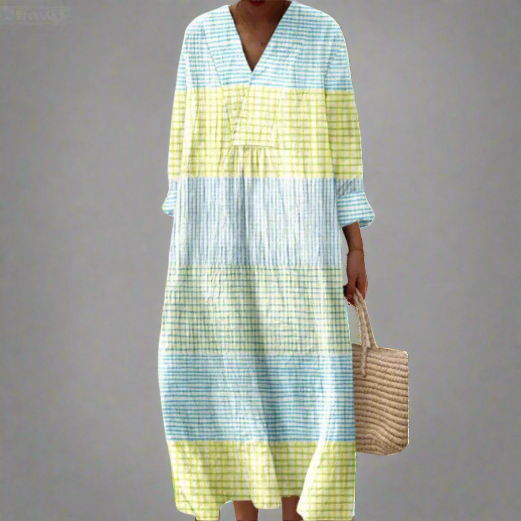 KAITLYN | ELEGANT GEOMETRIC DRESS Bennet & Stone London