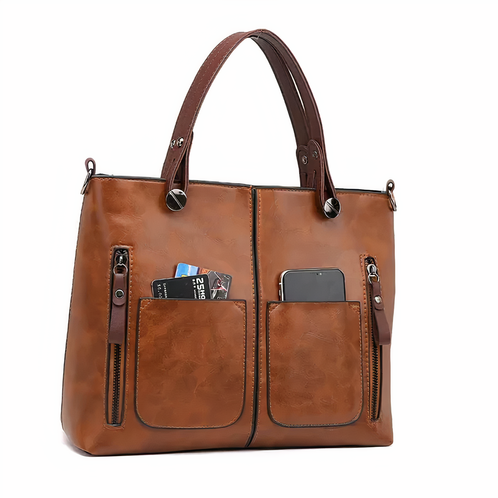 WINSLET - ICONIC RETRO PU LEATHER CROSSBODY HANDBAG Bennet & Stone London