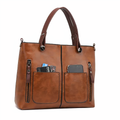 WINSLET - ICONIC RETRO PU LEATHER CROSSBODY HANDBAG Bennet & Stone London