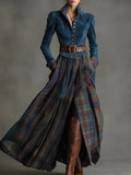 ALEXANDRA | BLUE MAXI DRESS Bennet & Stone London