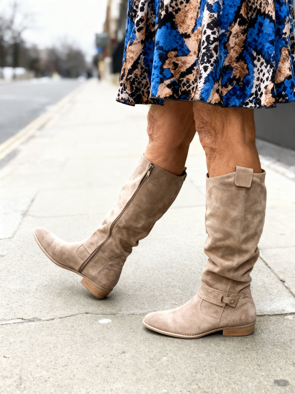 DAISY | ELEGANT SUEDE KNEE BOOTS Bennet & Stone London