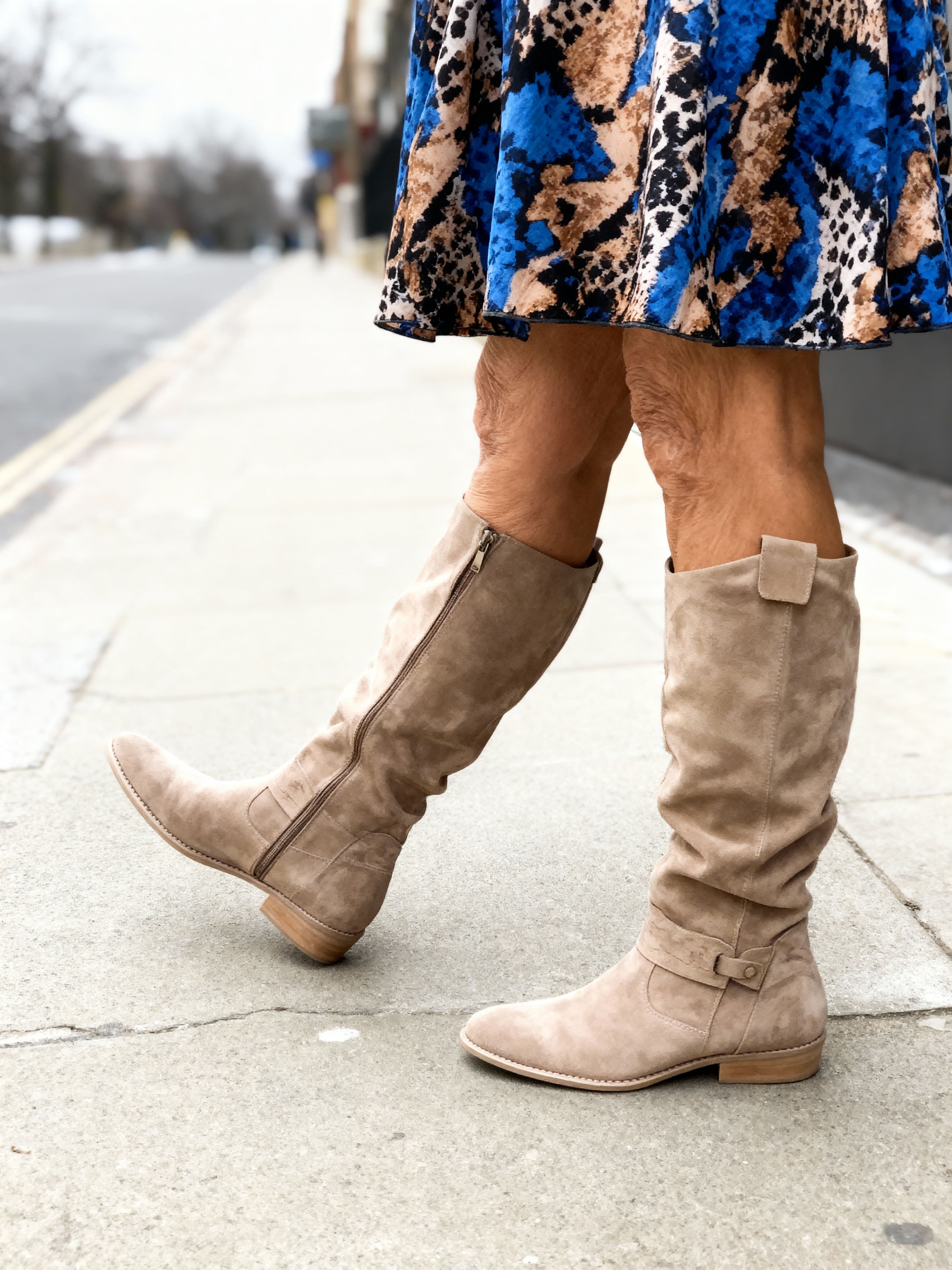 DAISY | ELEGANT SUEDE KNEE BOOTS Bennet & Stone London