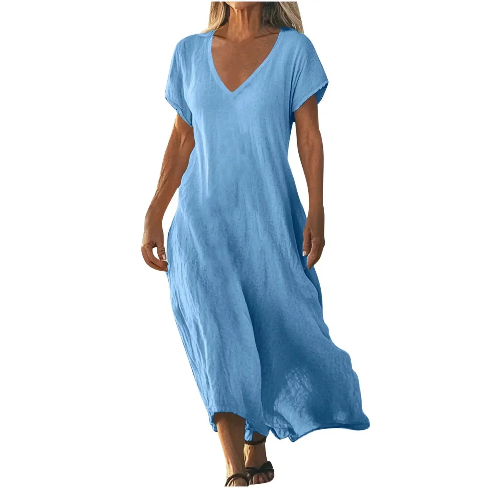ROSALYNN | FLOWING SUMMER MAXI DRESS Bennet & Stone London
