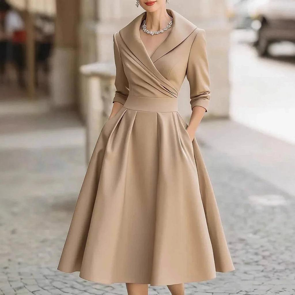 Millie | Graceful Silhouette Midi Dress Bennet & Stone London