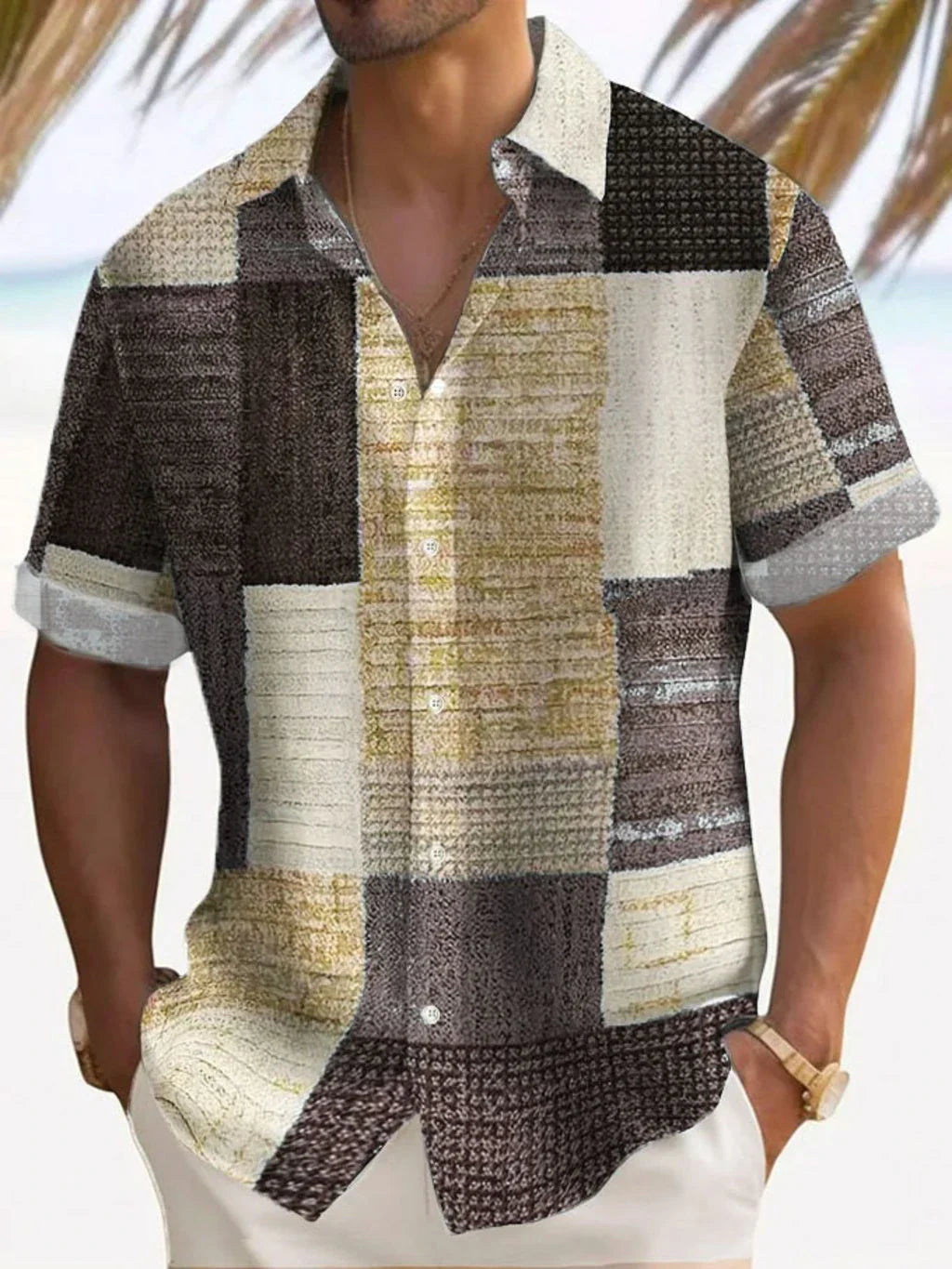 Luca | Vintage Patchwork Summer Shirt Bennet & Stone London
