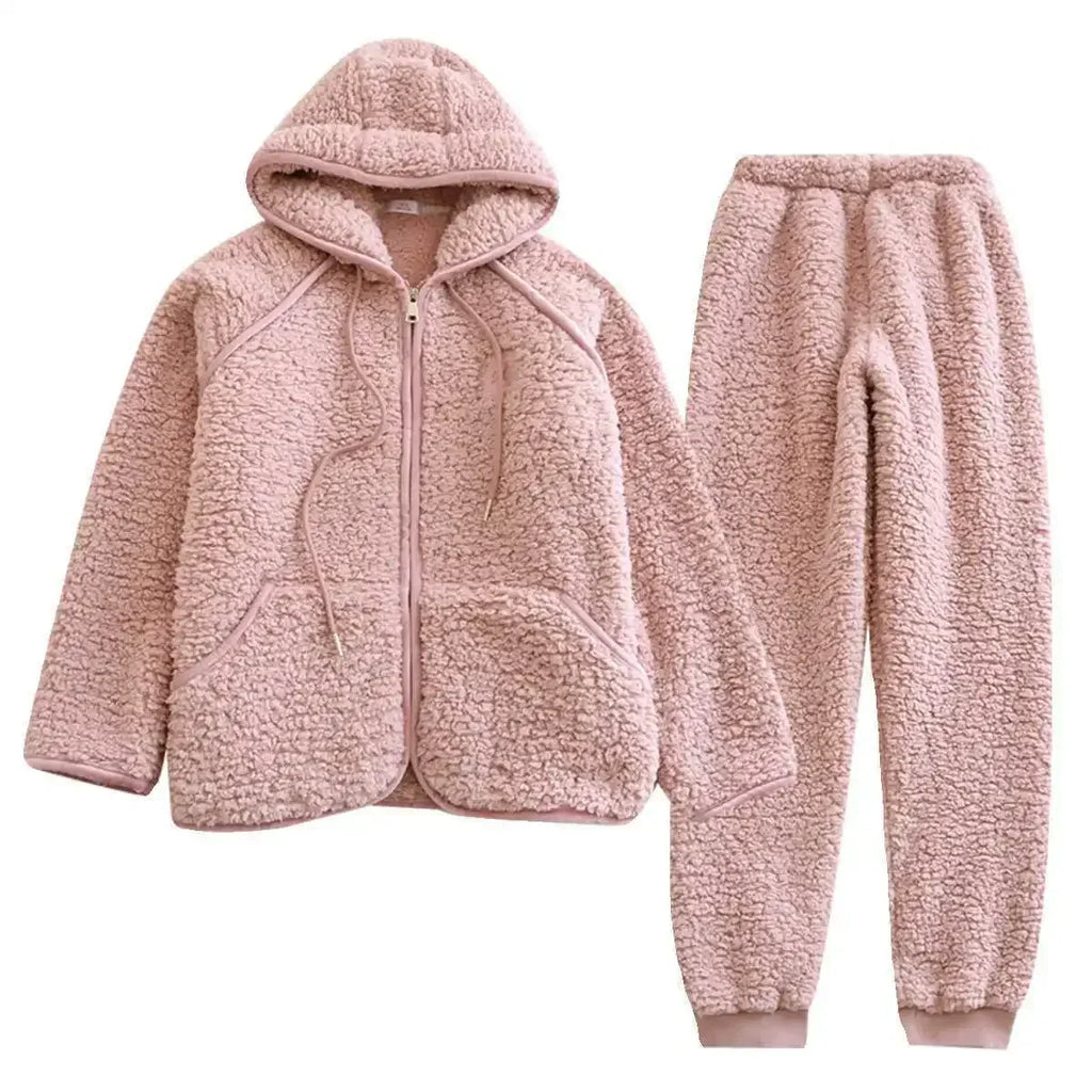 COZYHOOD | WINTER SHERPA HOODIE SET Bennet & Stone London