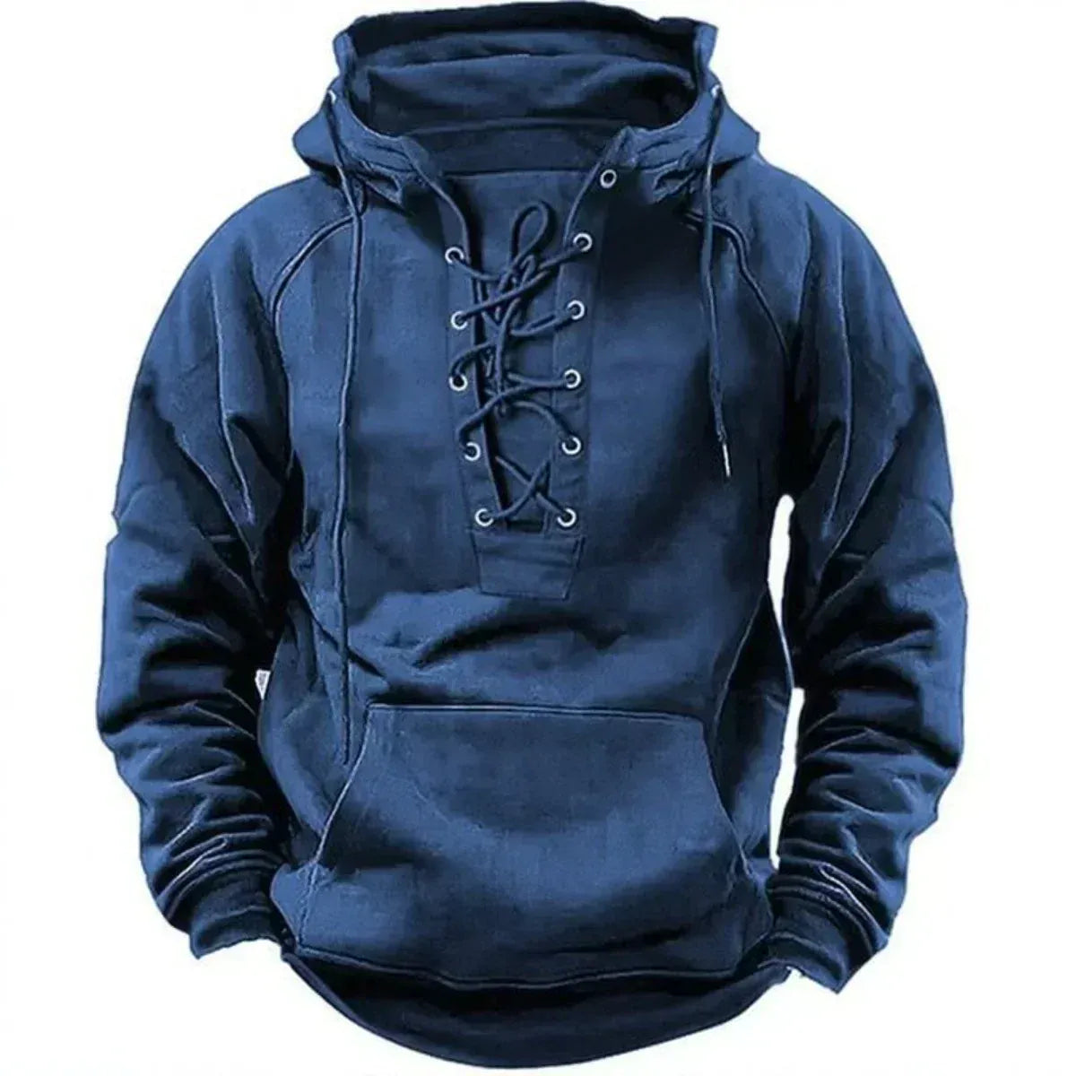 EDMUND | LACE-UP HOODIE Bennet & Stone London