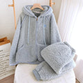 COZYHOOD | WINTER SHERPA HOODIE SET Bennet & Stone London