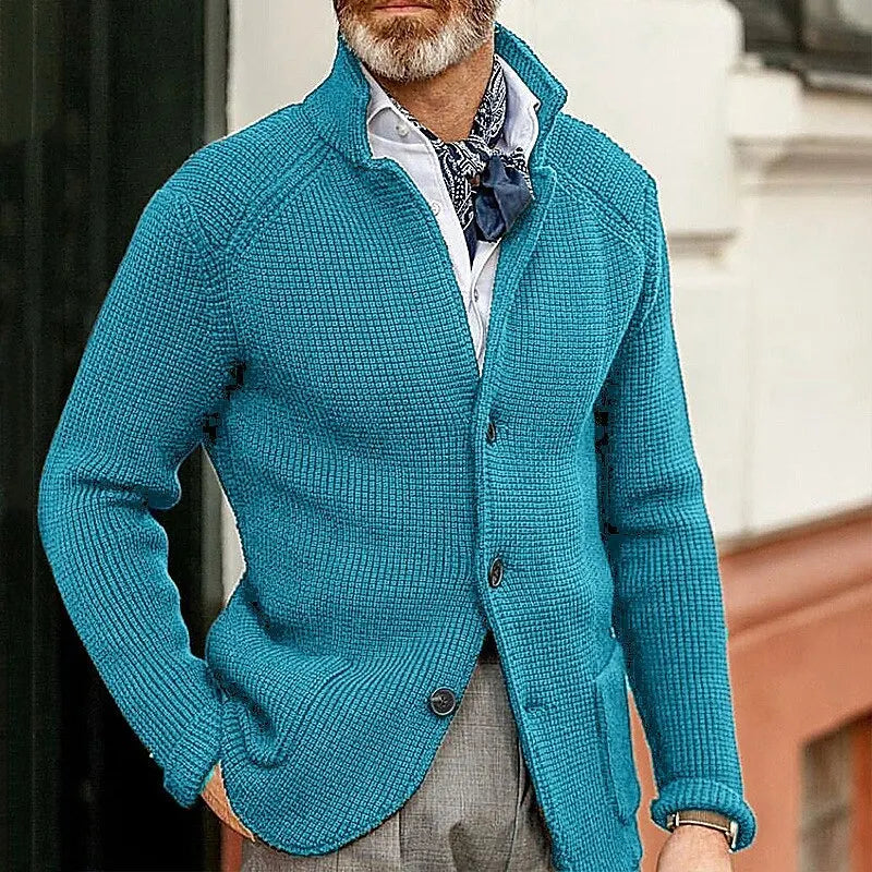 HARRIS | KNITTED BUTTON-UP CARDIGAN Bennet & Stone London