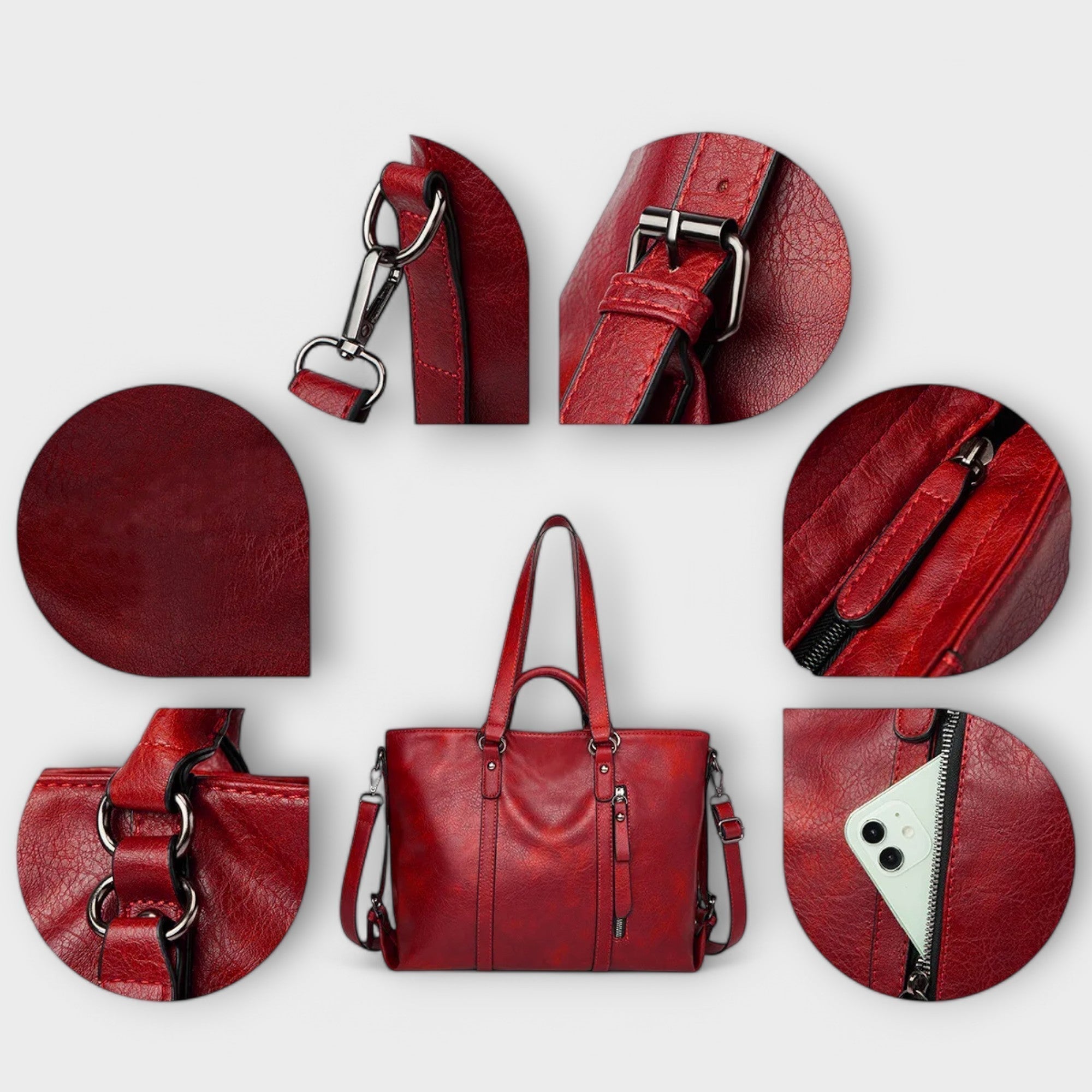 OLIVIA - LARGE LEATHER BAG Bennet & Stone London