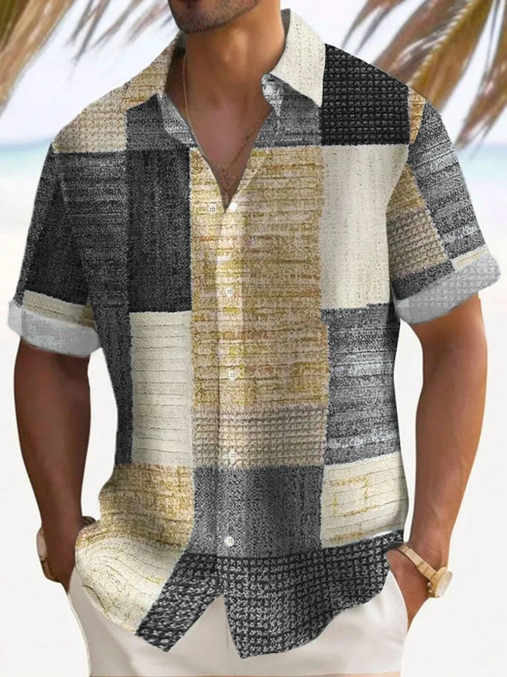 Luca | Vintage Patchwork Summer Shirt Bennet & Stone London