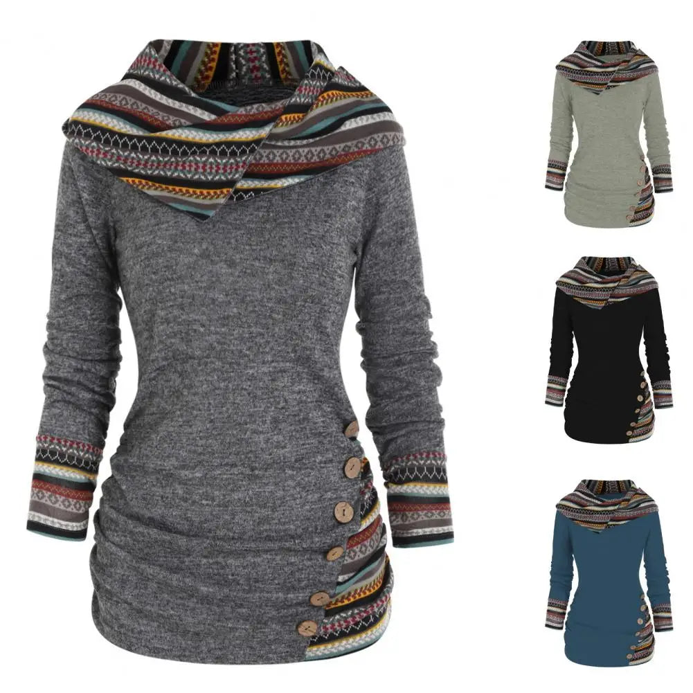 FLORENCE | TRIBAL HOODED PULLOVER Bennet & Stone London