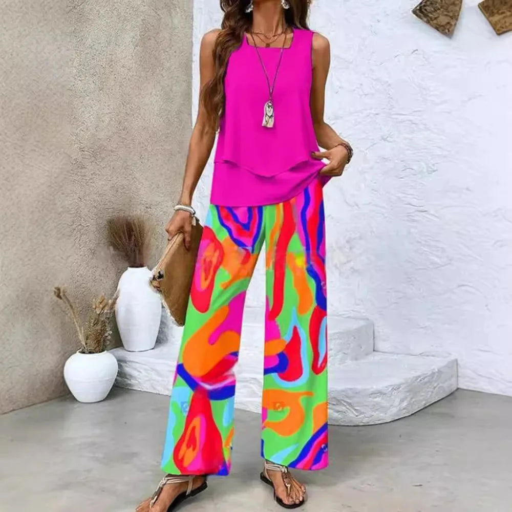LOUISE | LIGHT ELEGANT TWO-PIECE SUMMER SUIT Bennet & Stone London