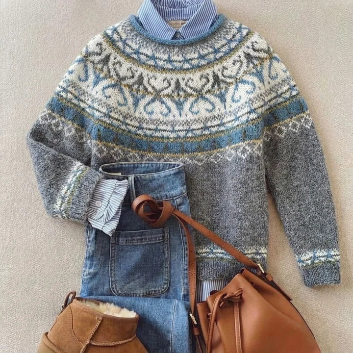 LUXE | CHIC VINTAGE KNIT SWEATER Bennet & Stone London