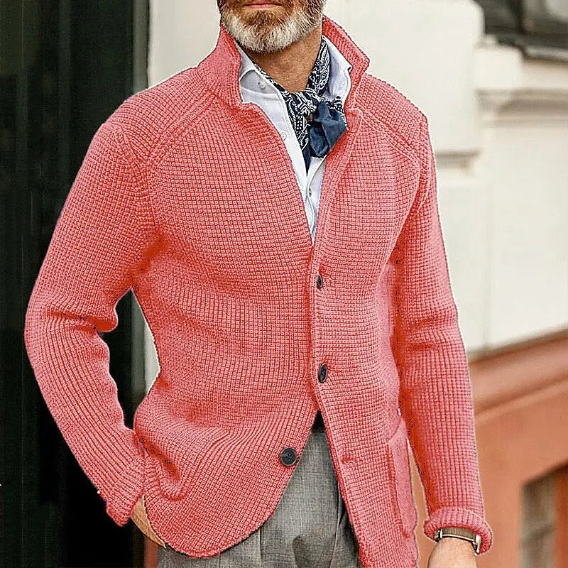 HARRIS | KNITTED BUTTON-UP CARDIGAN Bennet & Stone London