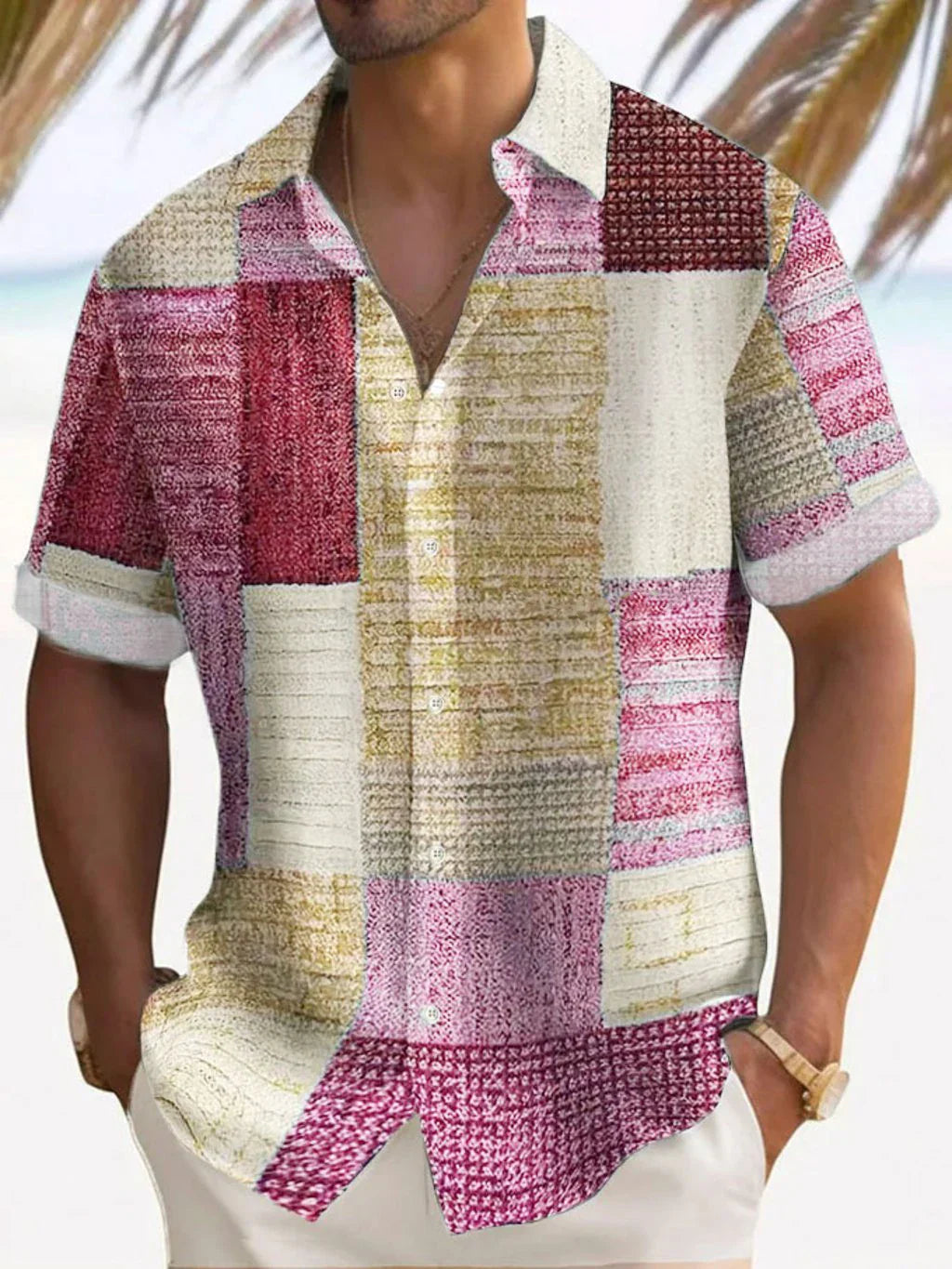 Luca | Vintage Patchwork Summer Shirt Bennet & Stone London