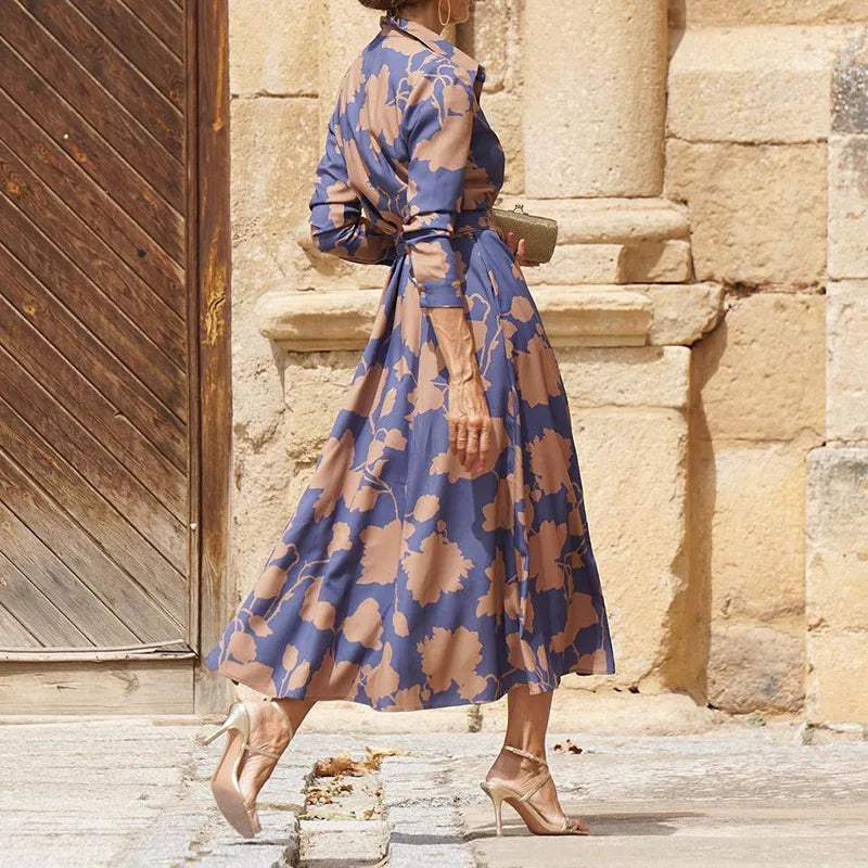 ÉLISE | ELEGANT LONG DRESS WITH LONG SLEEVES Bennet & Stone London