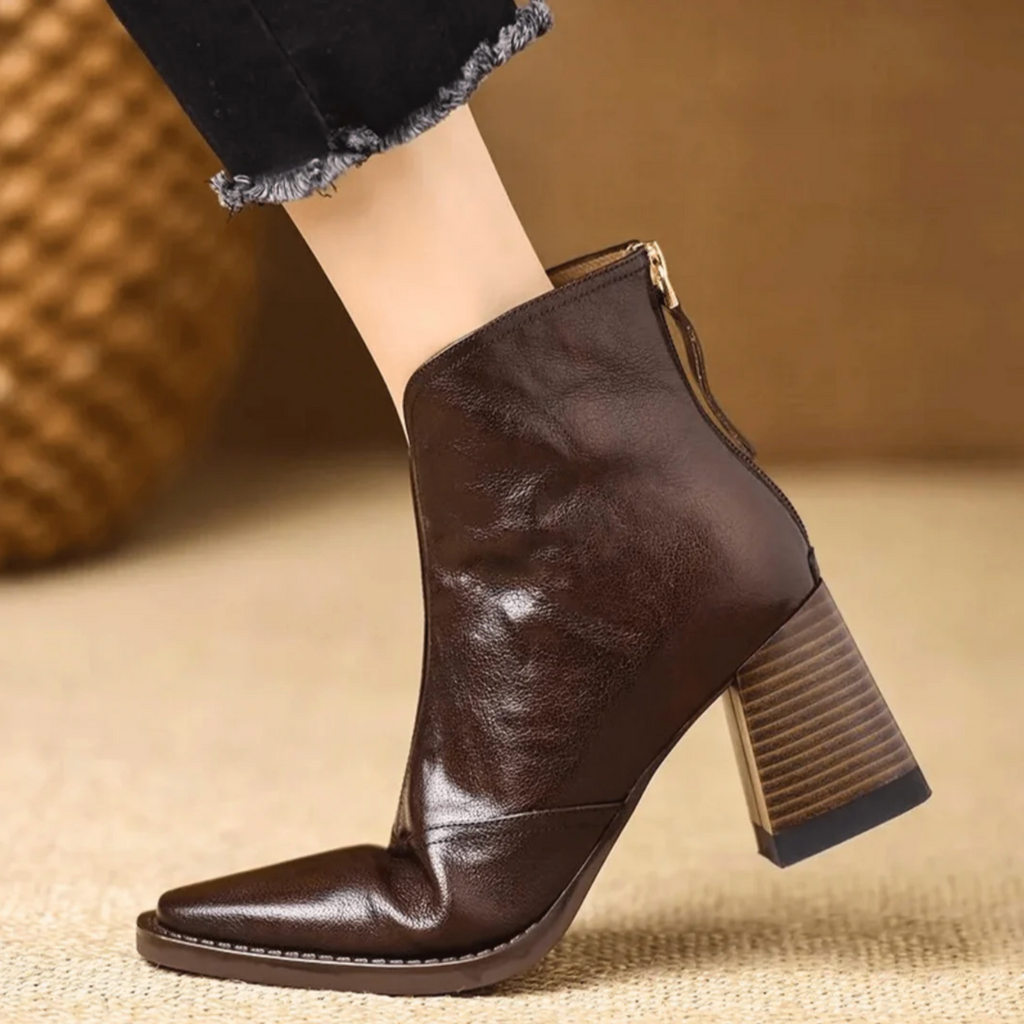 ARABELLA | BLOCK HEEL ANKLE BOOTS Bennet & Stone London