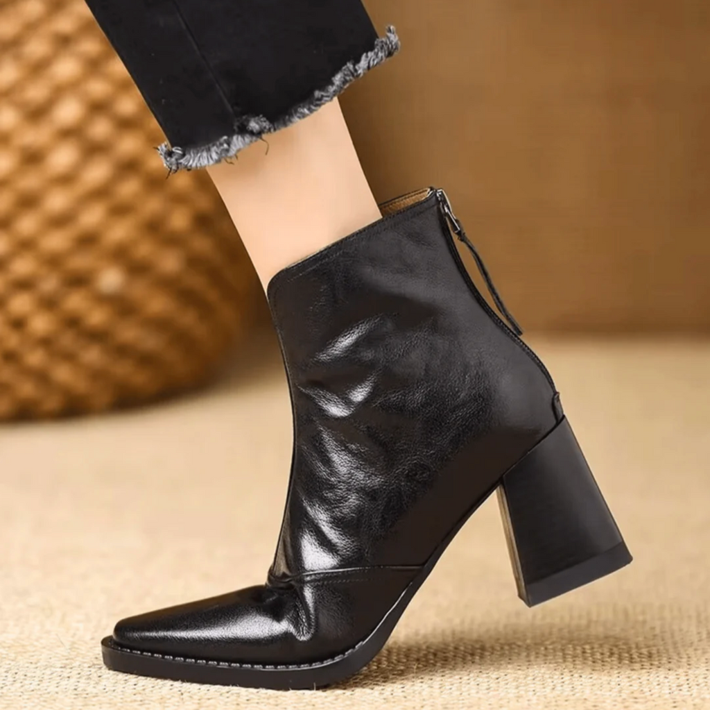 ARABELLA | BLOCK HEEL ANKLE BOOTS Bennet & Stone London