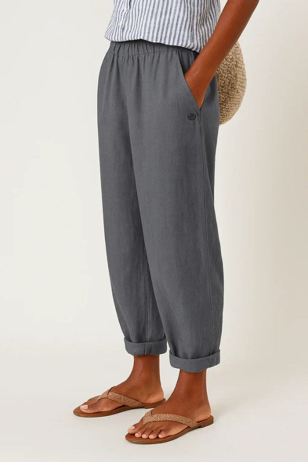 Sharona - Lightweight Linen-Cotton Pants Bennet & Stone London