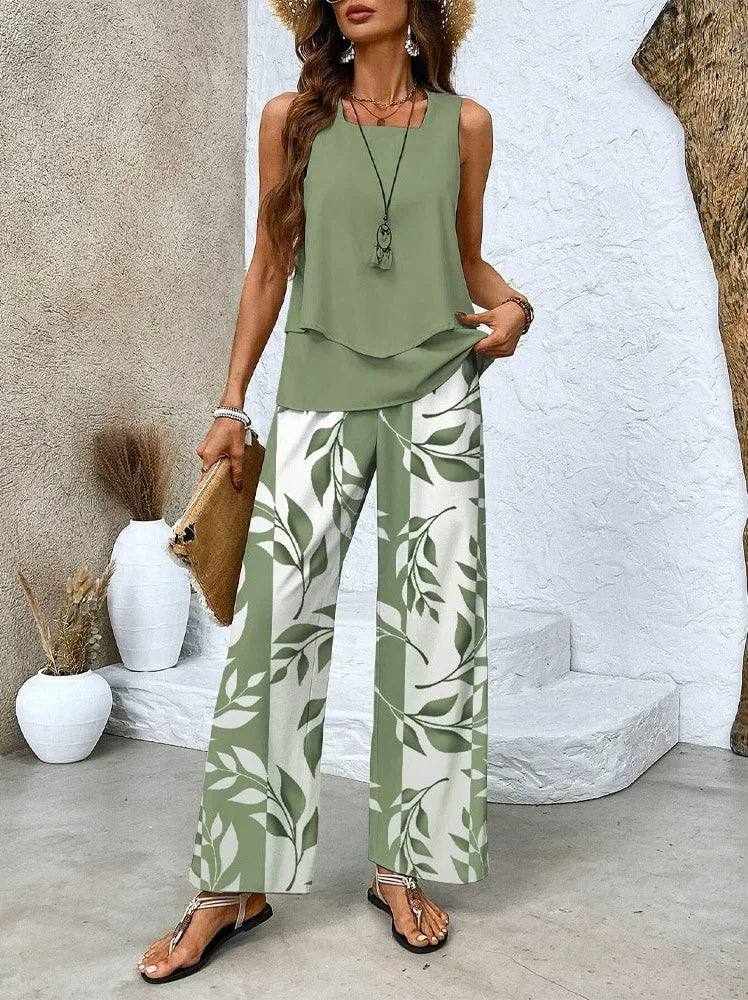 LOUISE | LIGHT ELEGANT TWO-PIECE SUMMER SUIT Bennet & Stone London