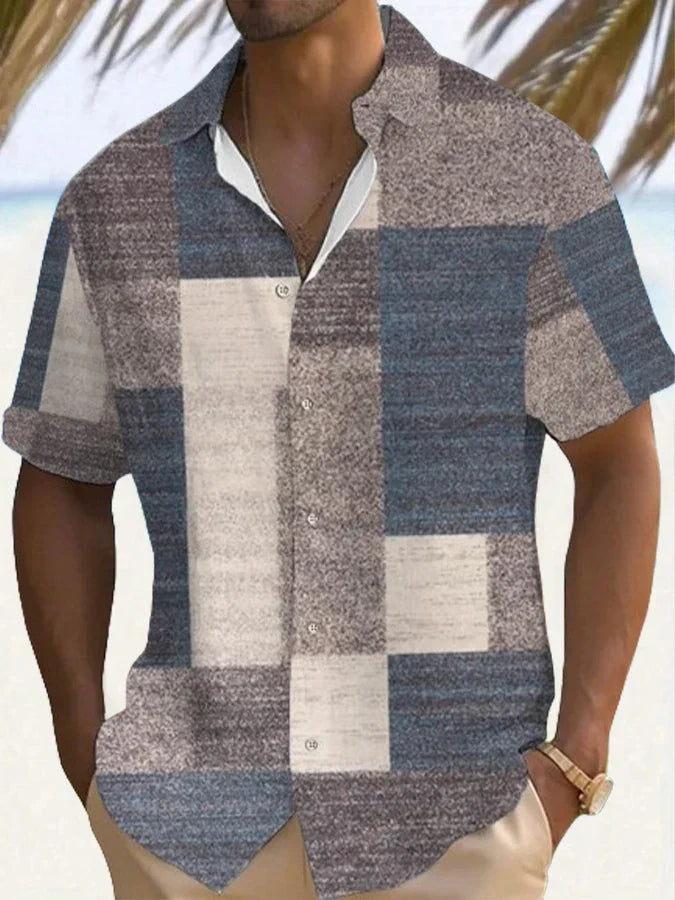 Luca | Vintage Patchwork Summer Shirt Bennet & Stone London