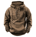 EDMUND | LACE-UP HOODIE Bennet & Stone London