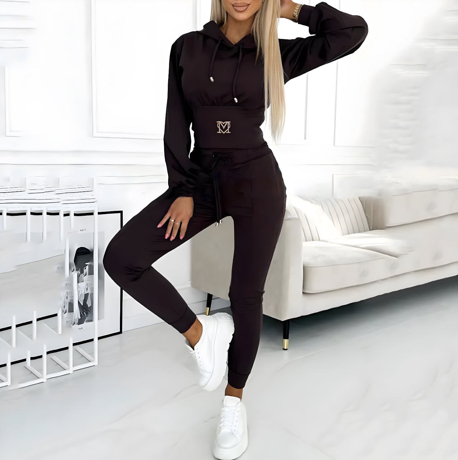 GRACE | HOODED LOUNGEWEAR SET Bennet & Stone London