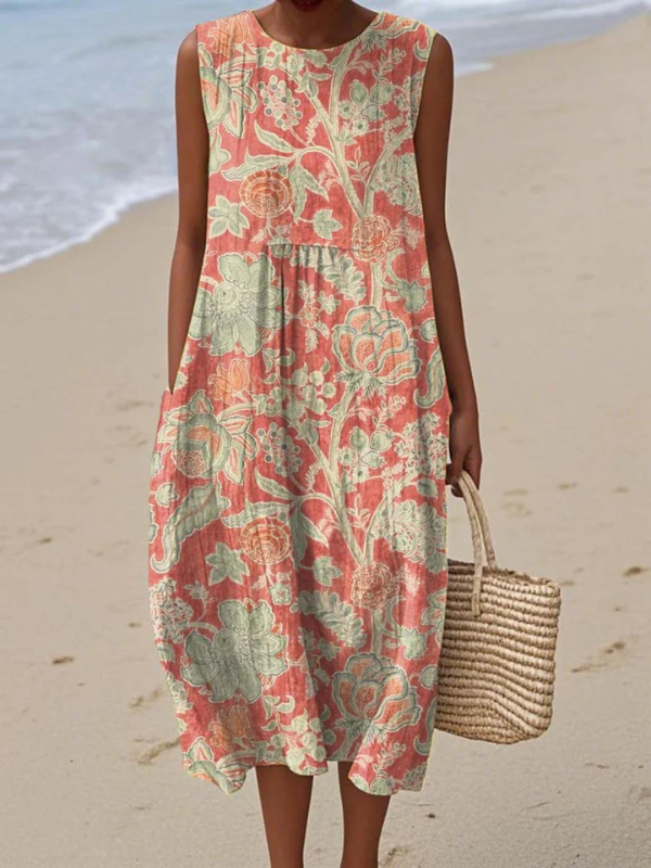 BETH | FLORAL MIDI DRESS Bennet & Stone London