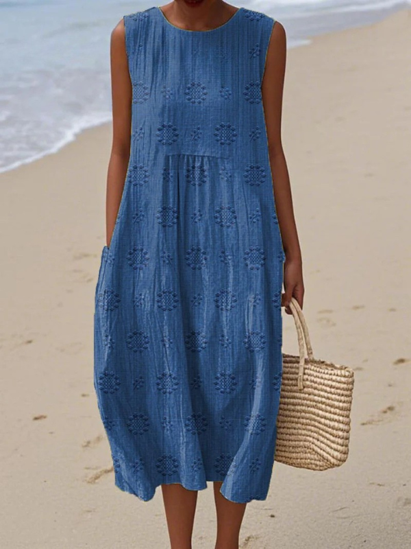 ROSE | EMBROIDERED MIDI DRESS Bennet & Stone London