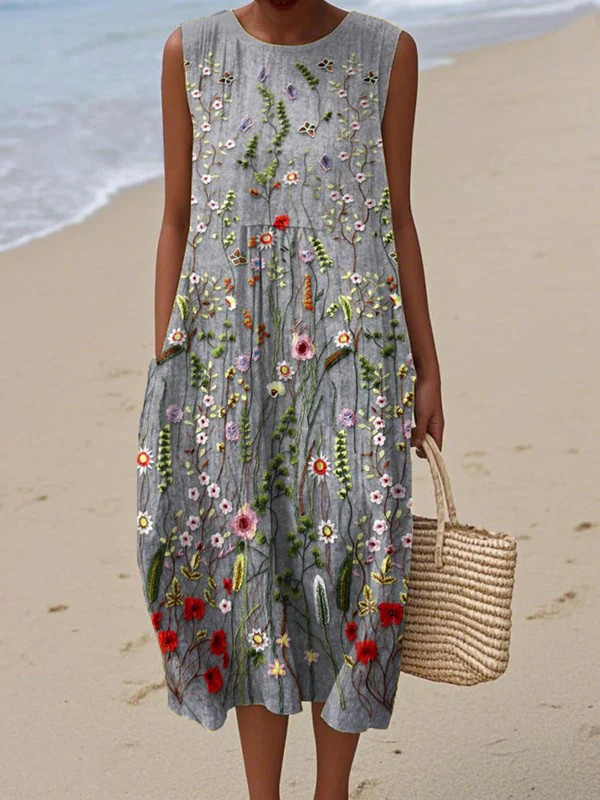 CARA | WILDFLOWER MIDI DRESS Bennet & Stone London