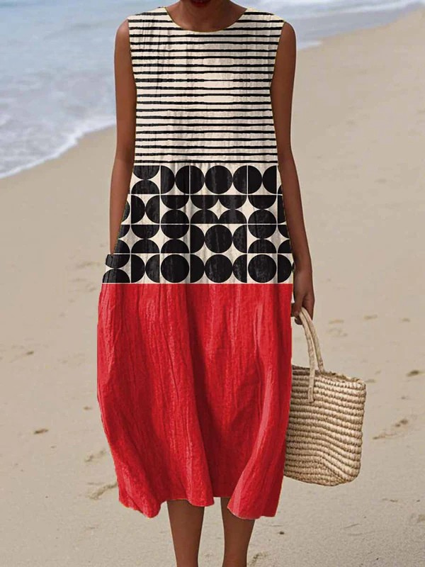 JANE | COLORBLOCK MIDI DRESS Bennet & Stone London