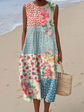 ANNA | PATCHWORK MIDI DRESS Bennet & Stone London